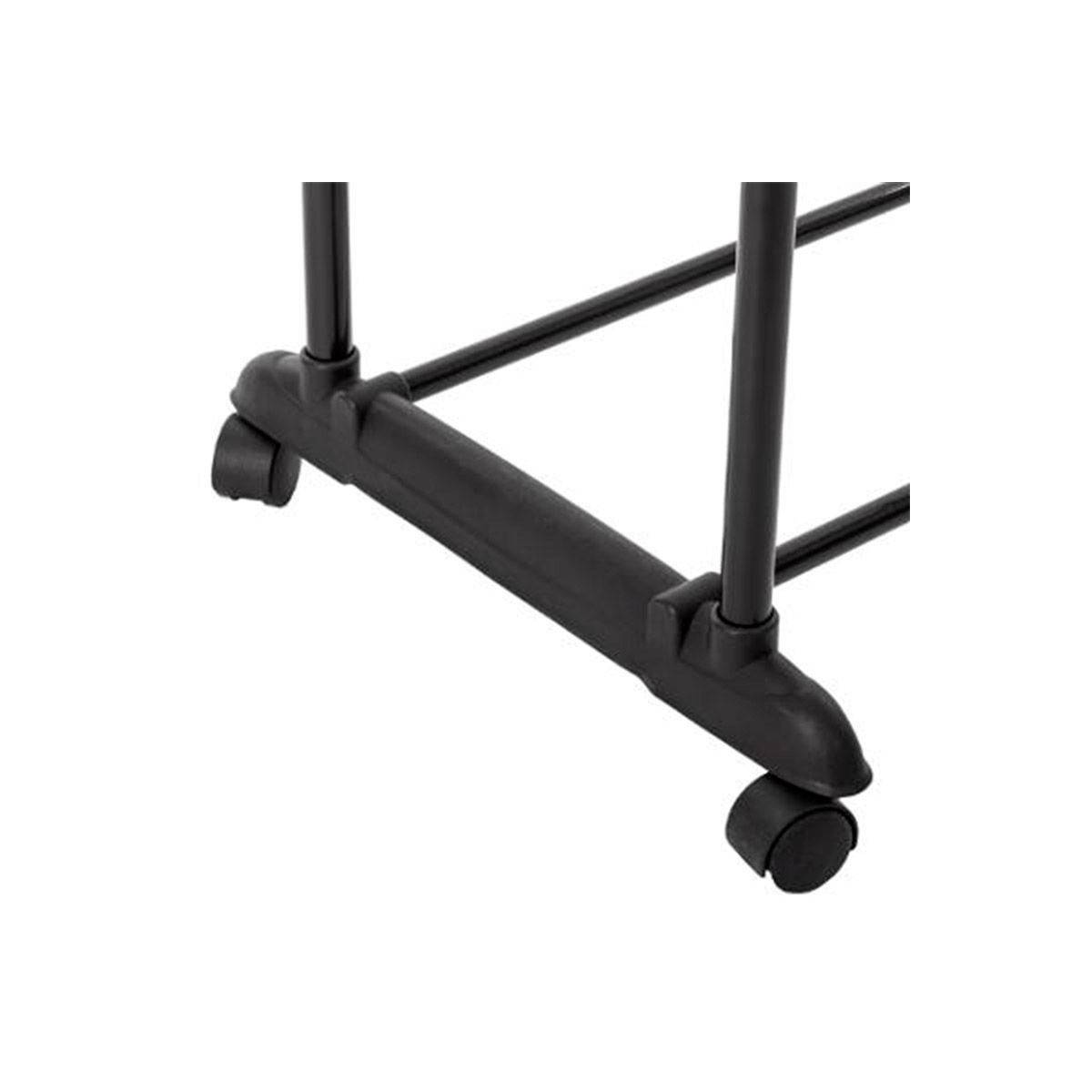 Double Portant à Vêtements "Arropa" 160cm Noir - Image 4