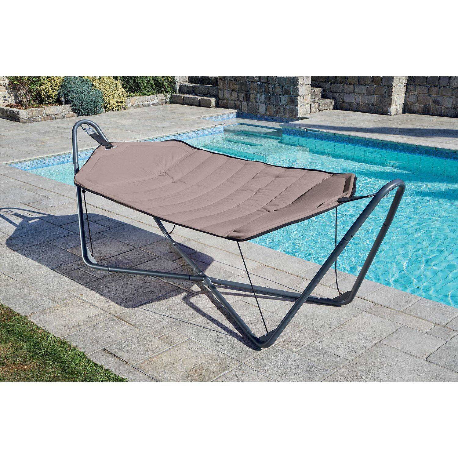 Hamac sur pieds Santiago - L. 320 x l. 110 cm - Ozalide - Image 2