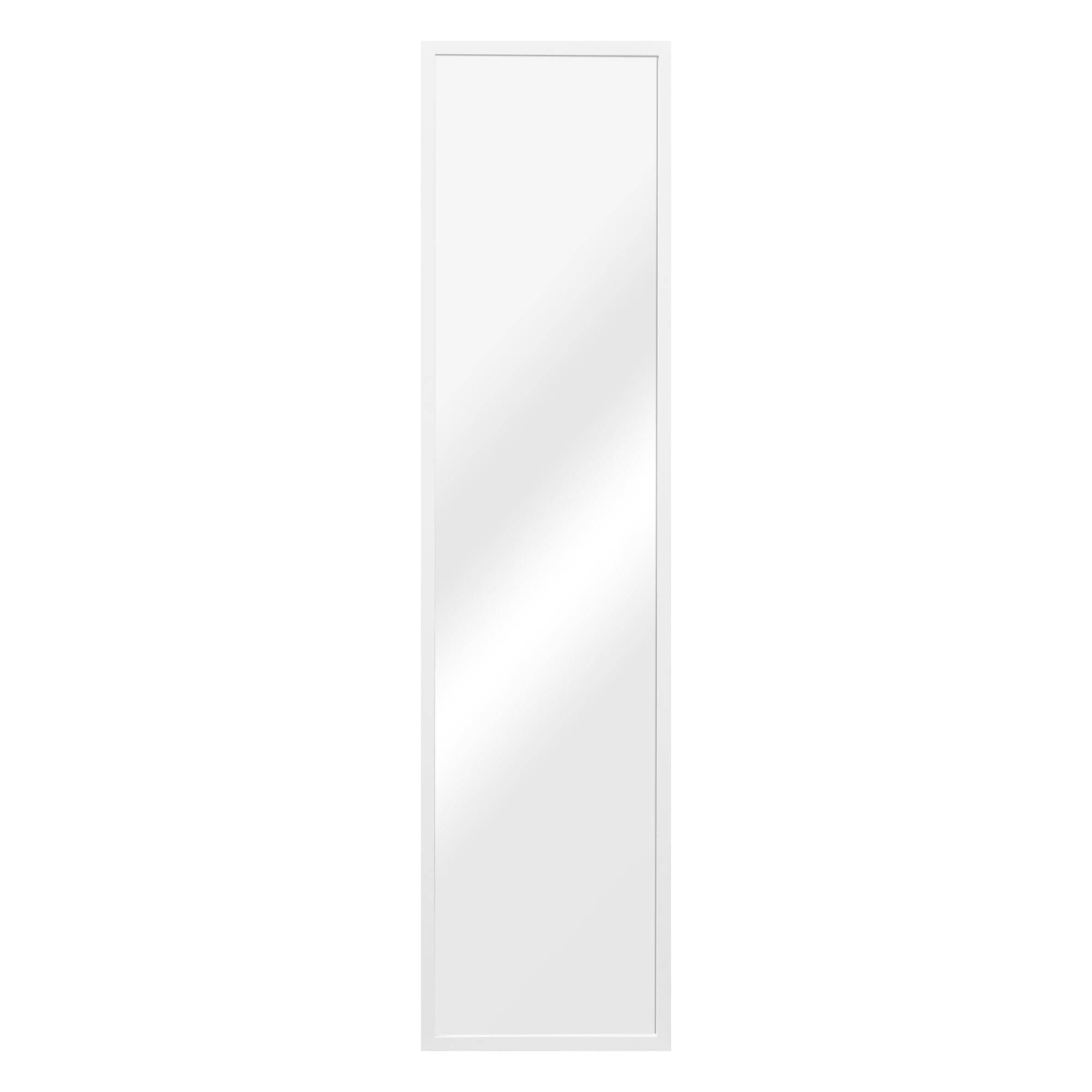 Helloshop26 - Miroir sur pied psyché inclinable 150 x 35 cm blanc - Image 2