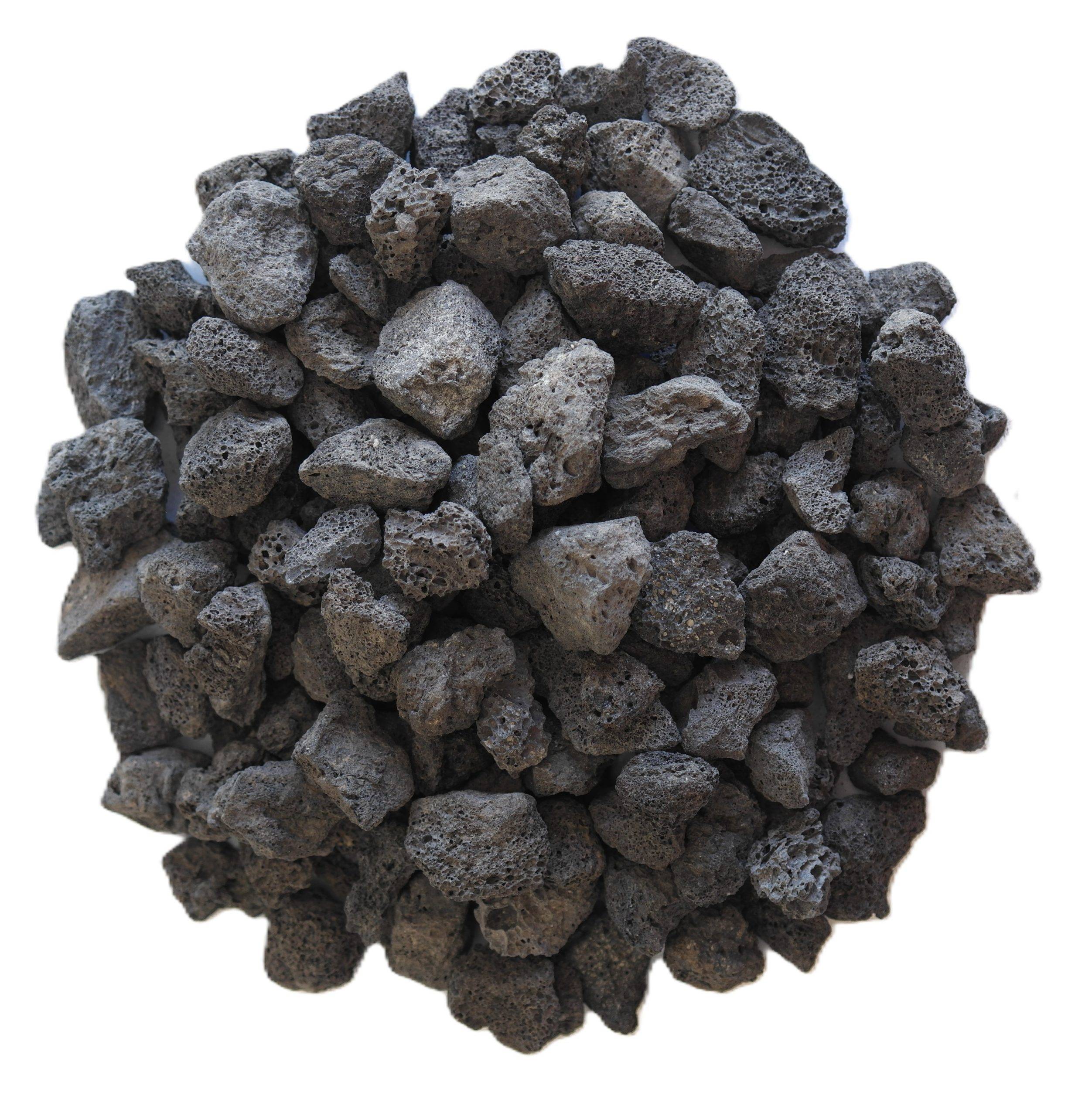 No name  - Lot de 4 sacs de 20 L de pouzzolane noire 7/15 - Image 1