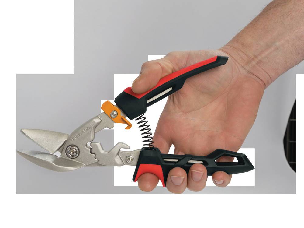 Fiskars - Cisaille PowerGear type "aviation" coupe à gauche lame Offset 38,1mm - Image 4