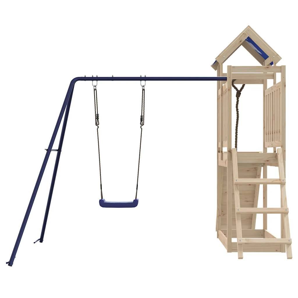 Aire de jeux d'extérieur - Jeu Plein air enfant bois de pin massif-JU1608 - Image 7