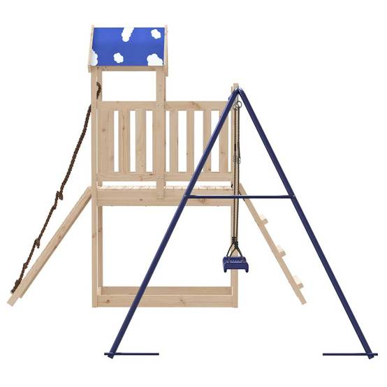 Aire de jeux d'extérieur - Jeu Plein air enfant bois de pin massif-JU1608 - Image 5