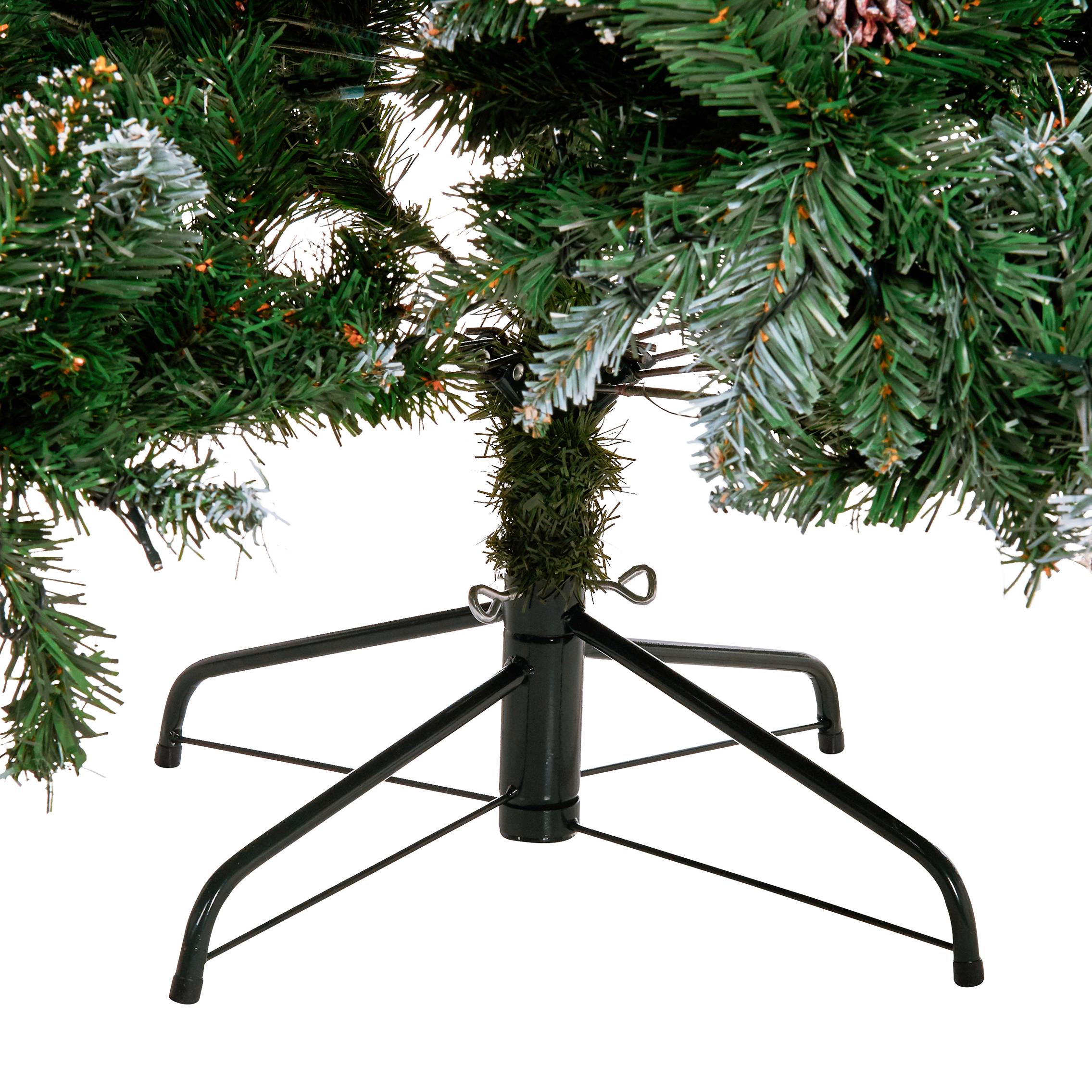 Beliani - Sapin de Noël PVC Vert foncé PALOMAR - 110x110x180- Beliani - Image 5