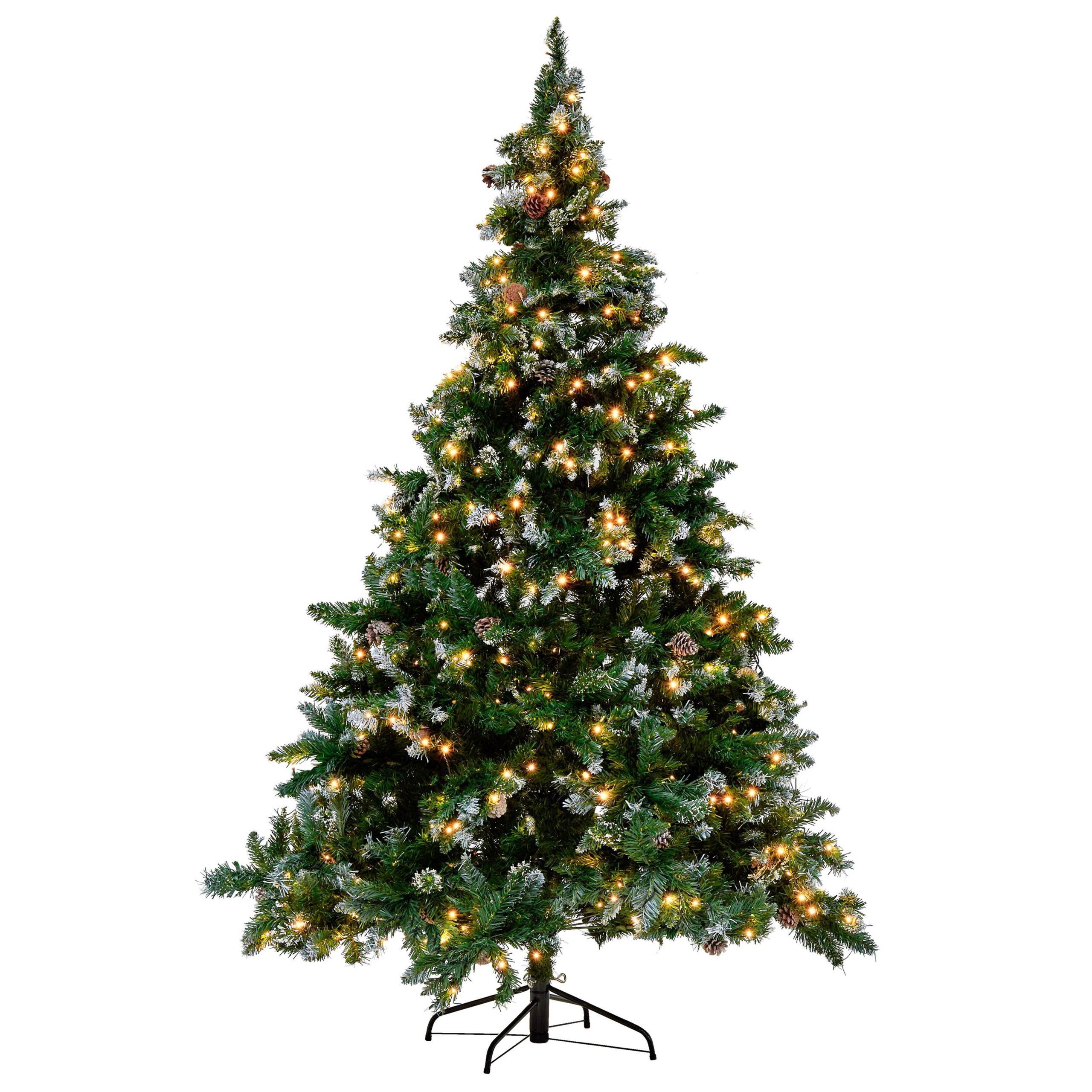 Beliani - Sapin de Noël PVC Vert foncé PALOMAR - 110x110x180- Beliani - Image 2