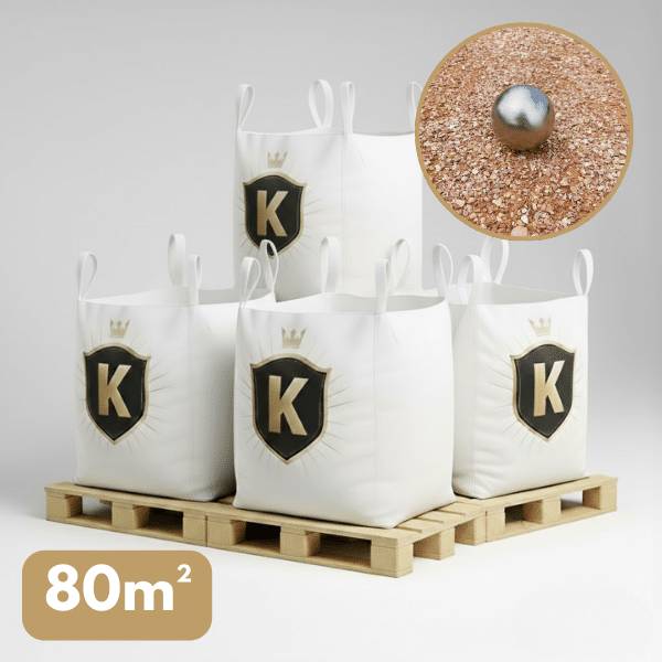 Sable stabilisé rose 0/8 mm – Pack 4 Big Bag +/- 1,5T – Pétanque - Image 1