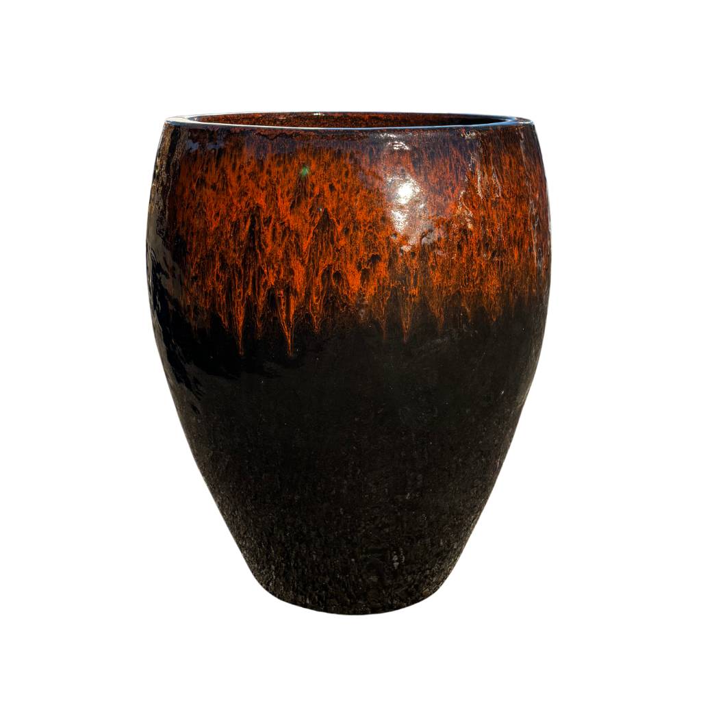 POSEIDON2 46x55cm orange sur noir - Image 2