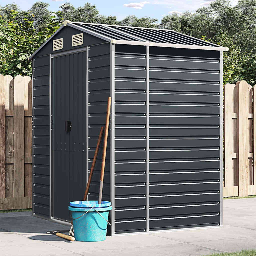 Vidaxl - Abri de jardin anthracite 191x130x198 cm acier galvanisé vidaXL 3188253 - Image 1