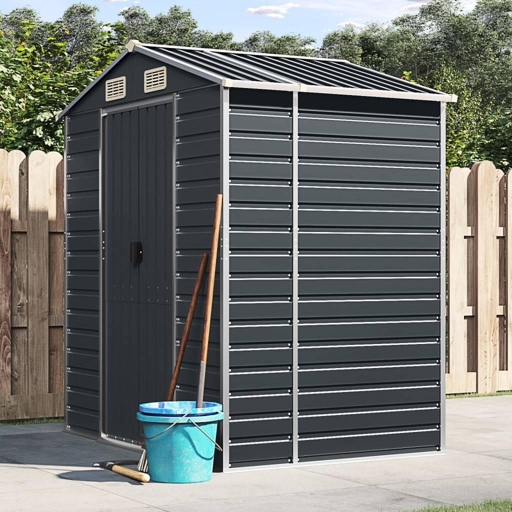 Vidaxl - Abri de jardin anthracite 191x130x198 cm acier galvanisé vidaXL 3188253