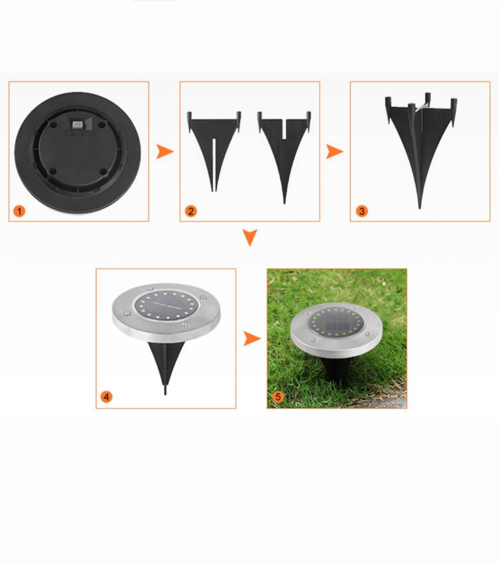 Lampes solaires d'extérieur à LED - IntiMeg - Image 5