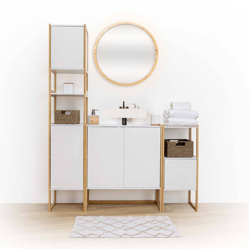 Meuble bas 1 porte blanc Natureo 5five - Image 4