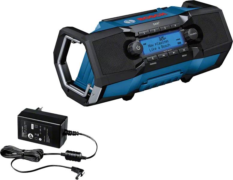 Bosch - Radio de chantier 18V GPB 18V-2 SC Professional (sans batterie ni chargeur) - BOSCH - 06014A3100 - Image 1