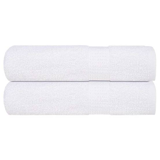 Serviettes de douche FROGN 2 pcs blanc 70x140 cm 360 g/m² Maison Chic - Image 2