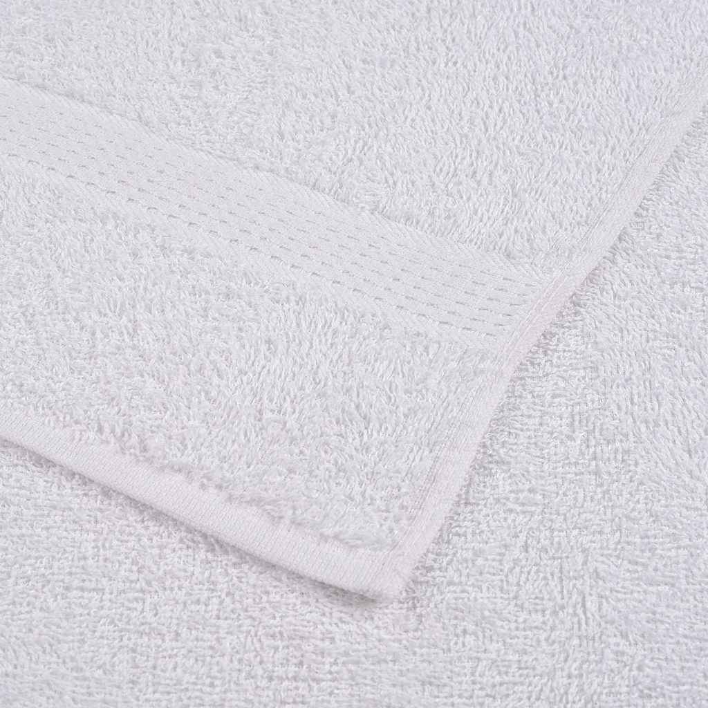 Serviettes de douche FROGN 2 pcs blanc 70x140 cm 360 g/m² Maison Chic - Image 6