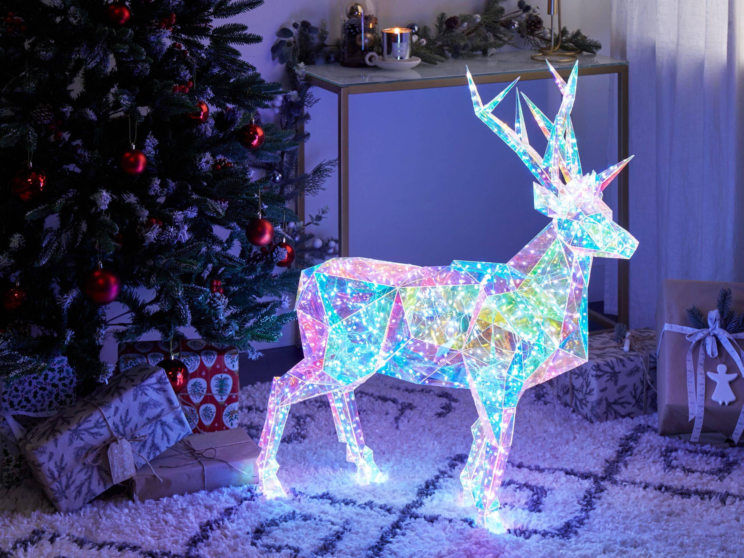 Beliani - Décoration LED Matière synthétique Multicolore POLARIS - Beliani - Image 1