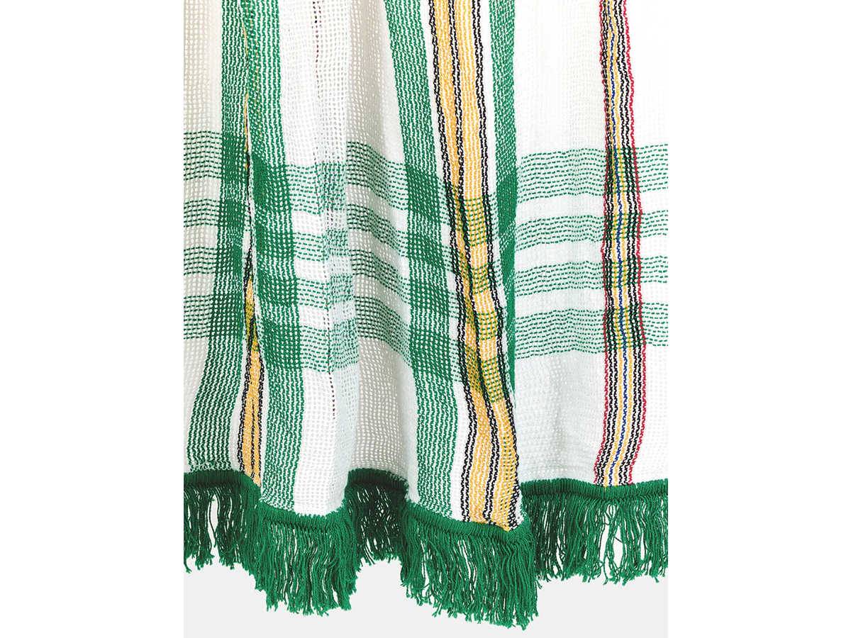 Morel - Rideau de porte moustiquaire en toile multicolore Vert 140 x 225 cm - Morel - Image 2
