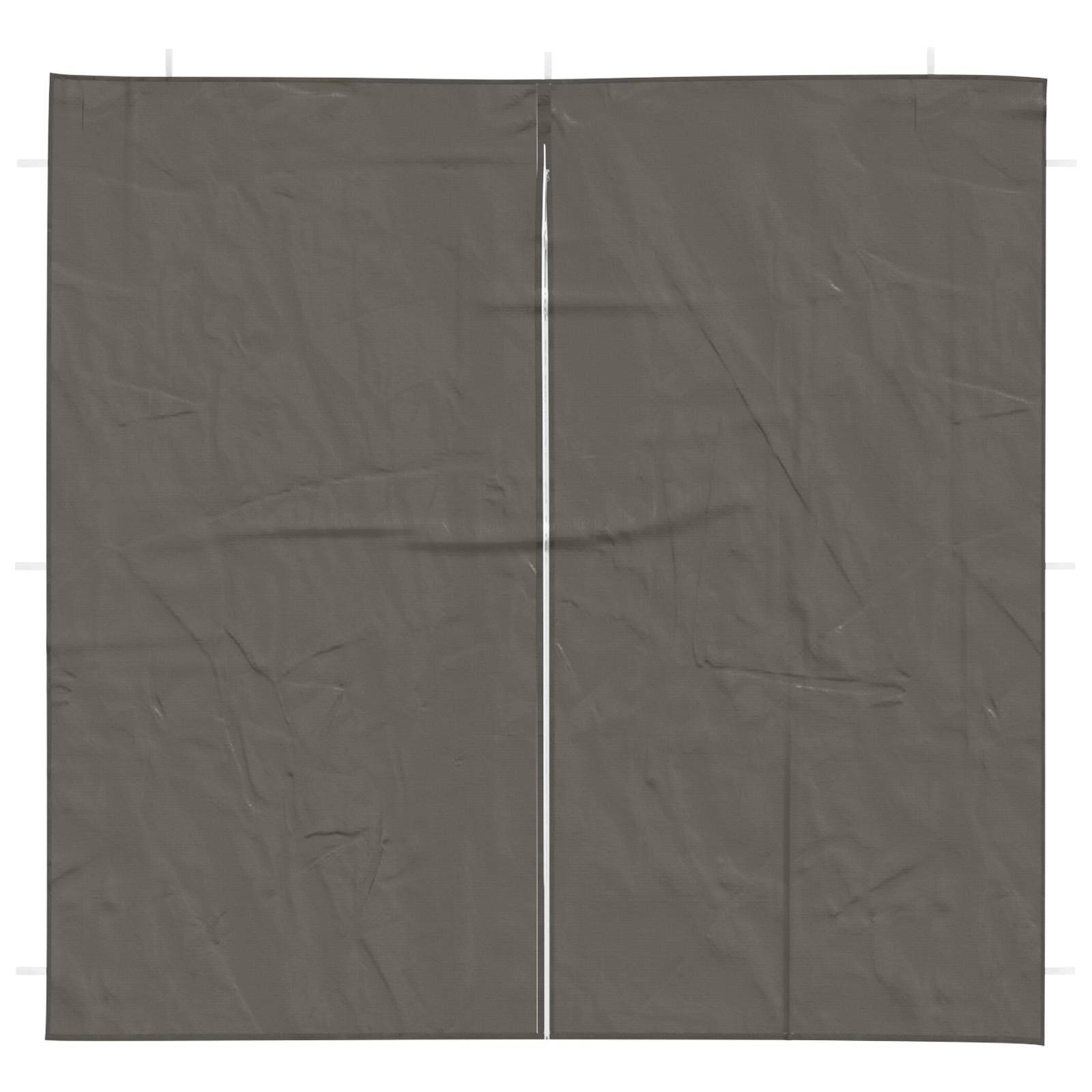 Murs de tente de fête 2 pcs PE et acier anthracite 200 x 195 cm - PANGIVO - Image 3
