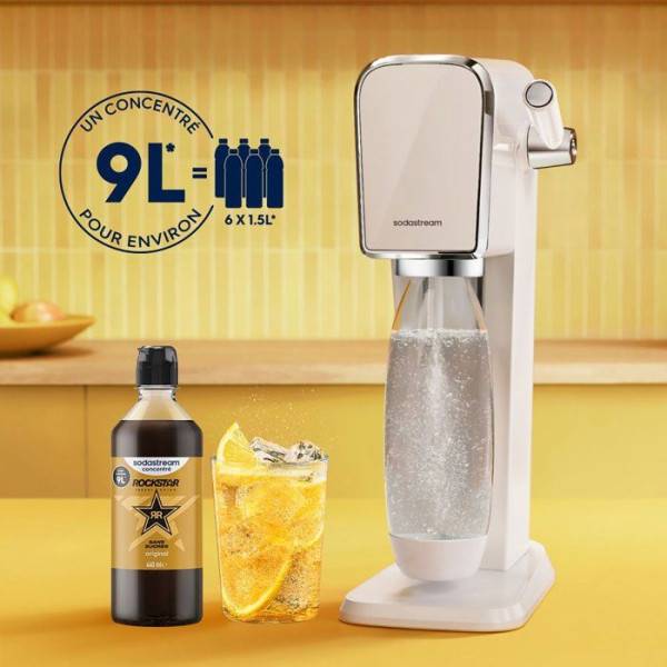 Machine a Soda Concentré boisson SODASTREAM - Rockstar Original - Jusqu'a 9 L - Pour Machine a eau pétillante et Soda - Lot 6 x 440 ml - Image 4