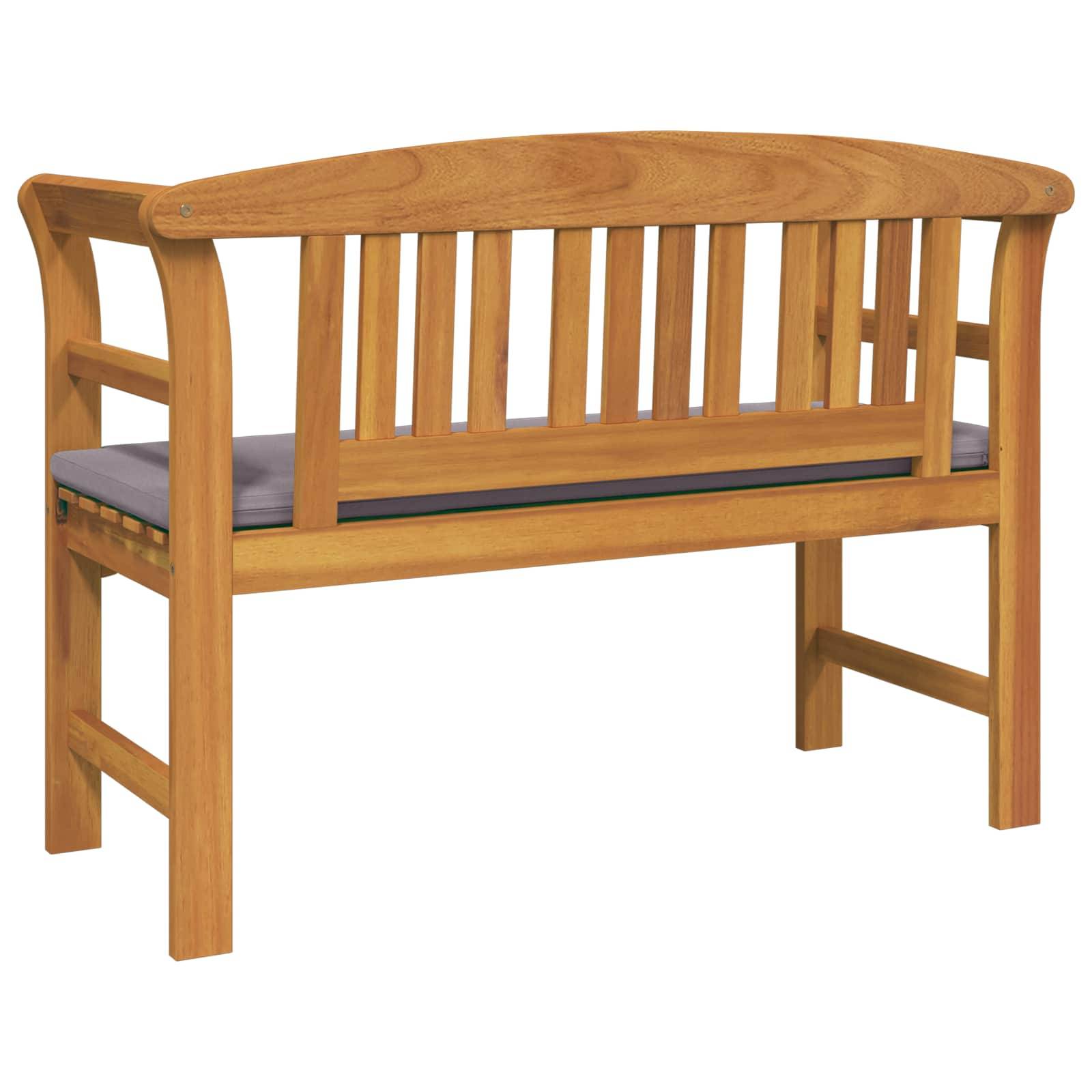 Vidaxl - Banc rose Naturel 114 x 46 x 82,5 cm Bois d'Acacia Massif vidaXL 42024773 - Image 7