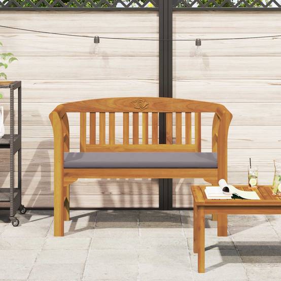 Vidaxl - Banc rose Naturel 114 x 46 x 82,5 cm Bois d'Acacia Massif vidaXL 42024773 - Image 4