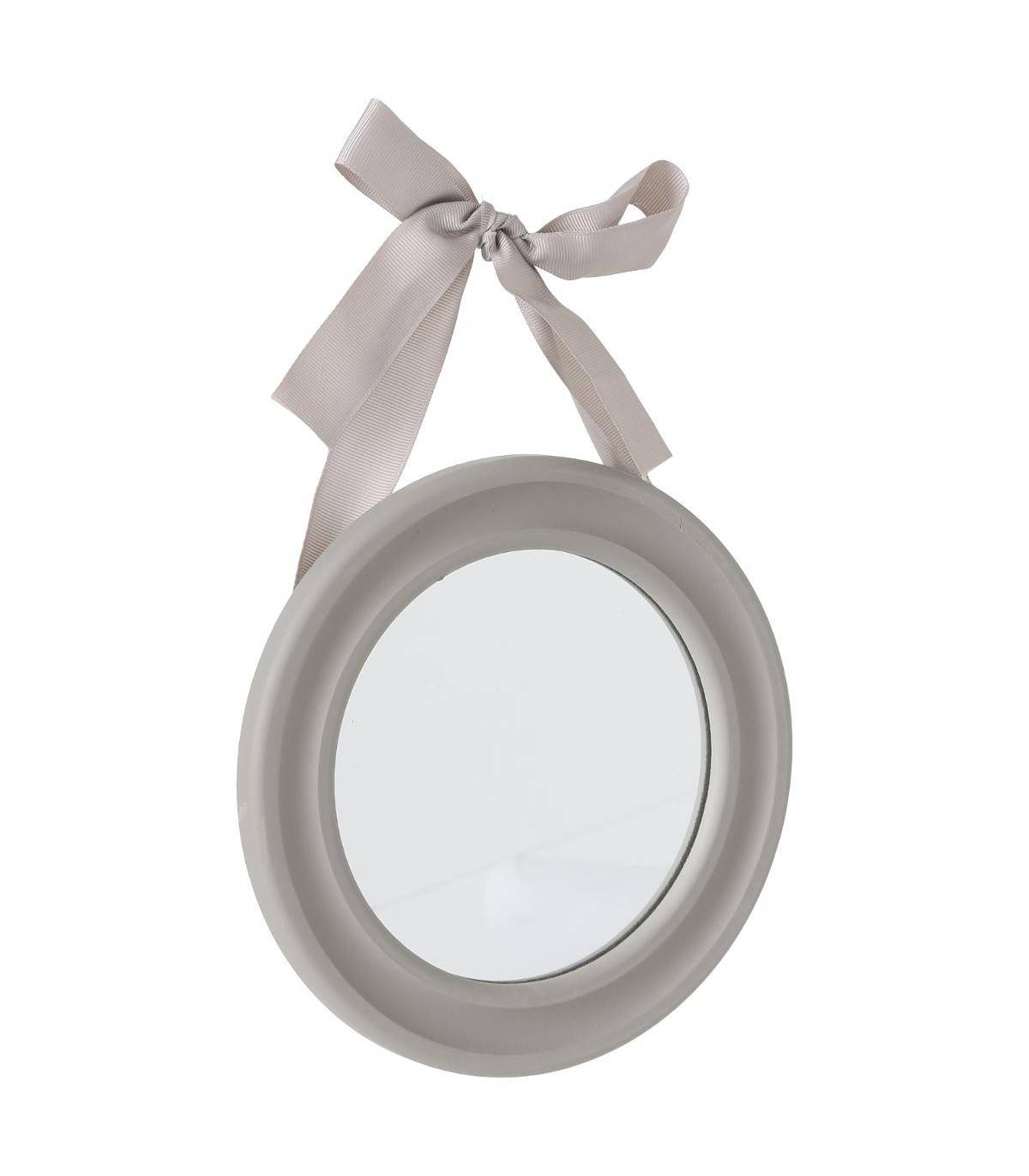 Lot de 3 Miroirs à suspendre en Bois avec Ruban - Image 2