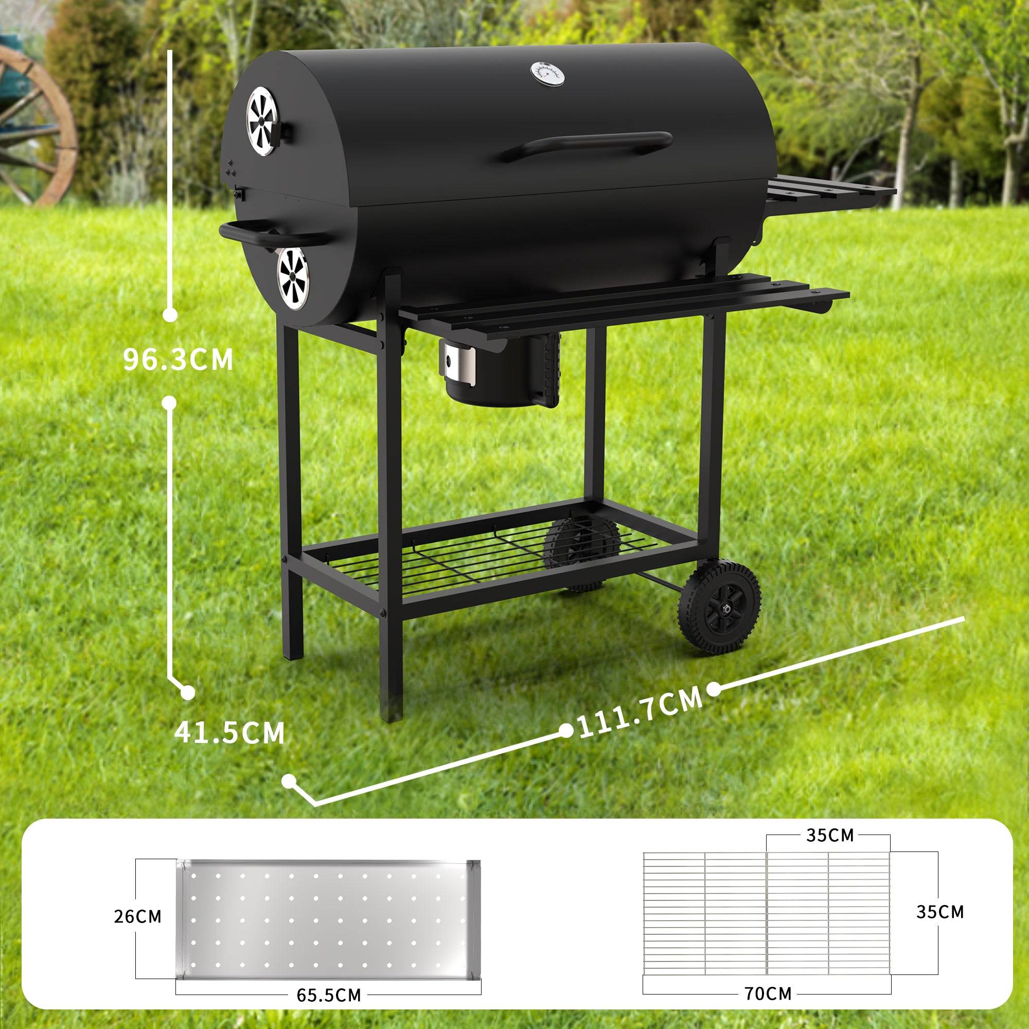 Barbecue Charbon de Bois XXL,Barbecue,avec Grille de Cuisson XXL avec Deux éTagèRes - Image 4