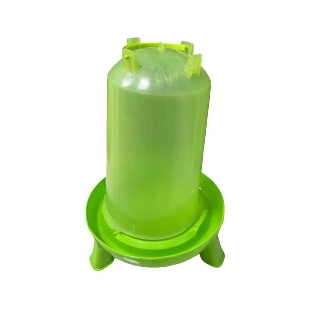 Abreuvoir sur pied avec poignée 8L pour volailles - Vert - Ø31,5 x H50 cm - Image 1