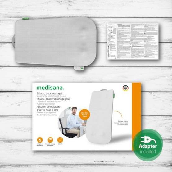 Dossier de massage - MEDISANA - MC 600 - Ultra-fin - Shiatsu et chauffant - 4 programmes - Blanc - Image 6