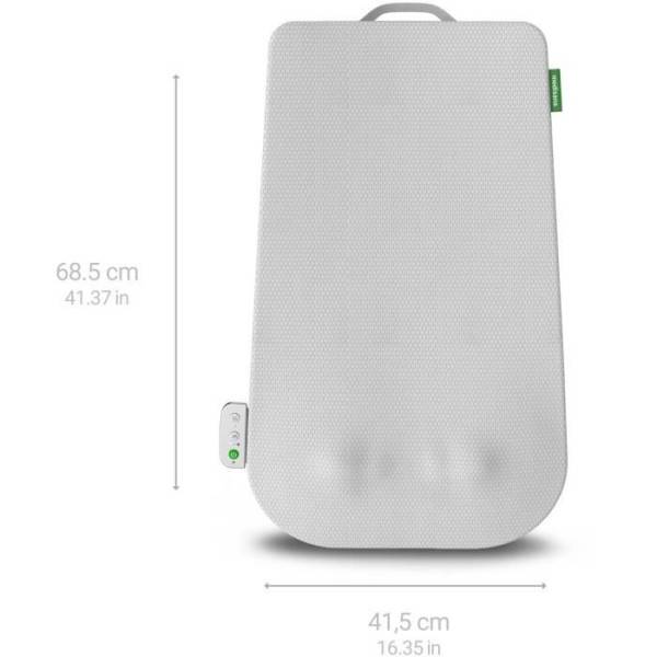 Dossier de massage - MEDISANA - MC 600 - Ultra-fin - Shiatsu et chauffant - 4 programmes - Blanc - Image 2