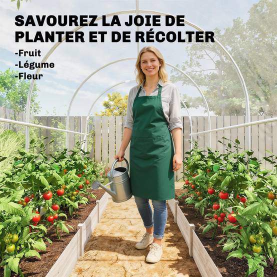 ComfortXL - Serre tunnel acier bâche PE jardin potager protection intempérie 300x200x195cm transparent - ComfortXL Outdoor Living - Image 9