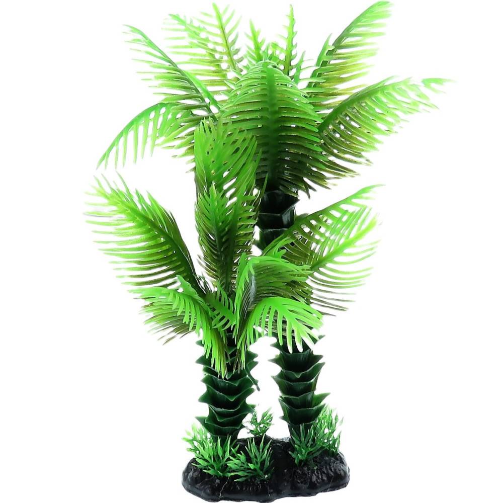 animallparadise - Palmier décoration duo, H 23 cm, pour aquarium - Image 1