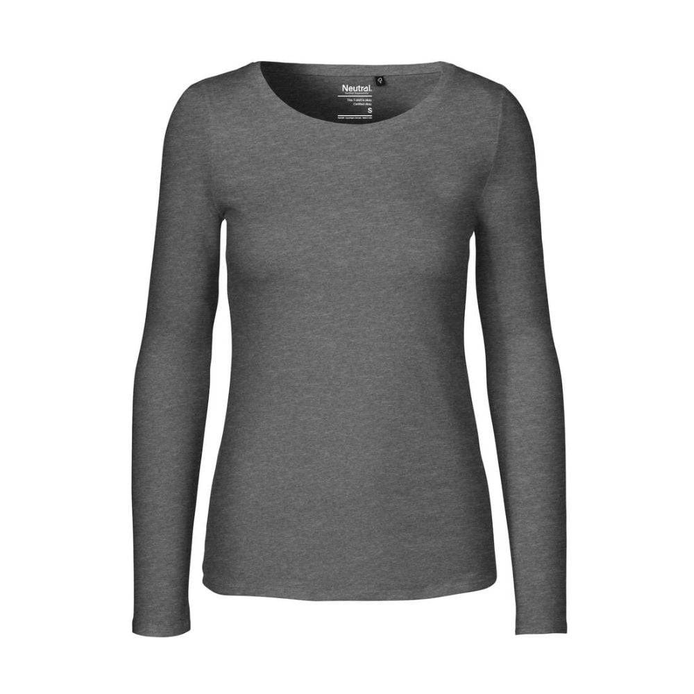 T-shirt manches longues FEMME NEUTRAL Gris Foncé XS - Image 1