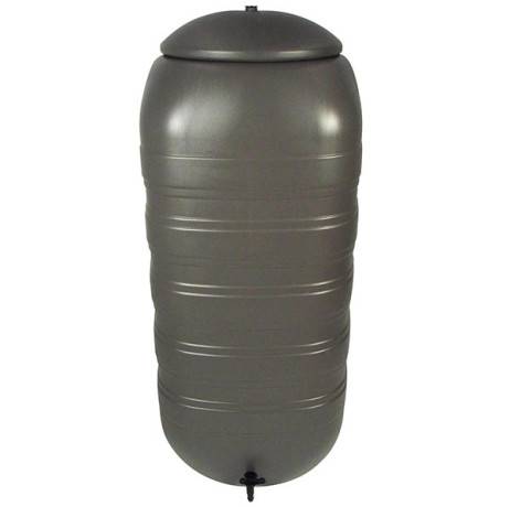 Récupérateur d'eau de pluie colonne 250 litres, Couleur Taupe, Socle Sans socle - Image 6