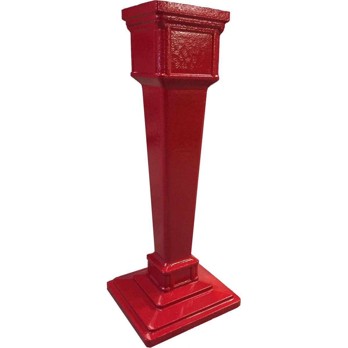 La Boite Jaune - Colonne pour boîte aux lettres en aluminium grand modèle 1950 - Image 1