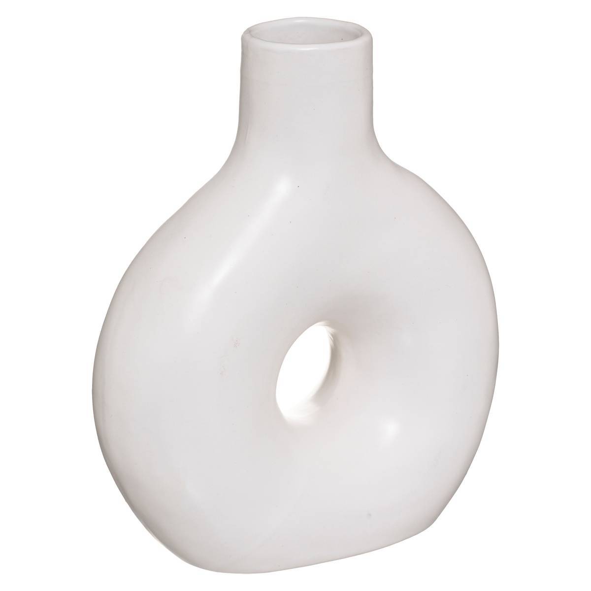 Atmosphera - Vase "Circle" céramique 17x21cm - Atmosphera Créateur d'intérieur - Image 1