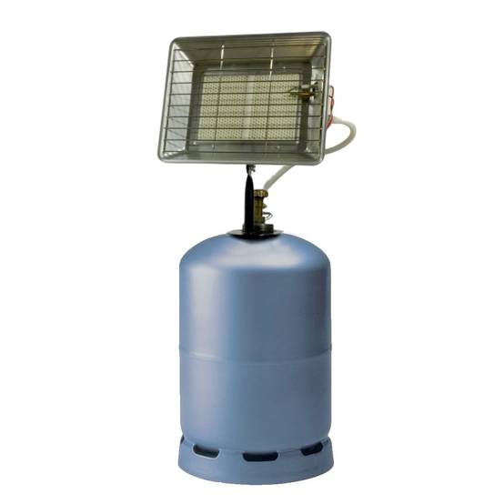 Chauffage à gaz Radiant au gaz 4500W Exterieur Avec détendeur gaz réglable Butane/Propane - Image 5