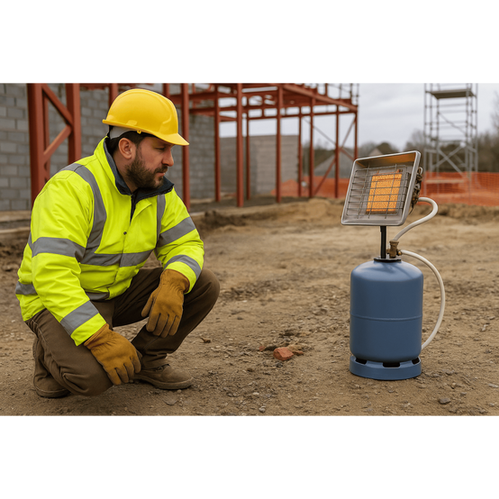Chauffage à gaz Radiant au gaz 4500W Exterieur Avec détendeur gaz réglable Butane/Propane - Image 6