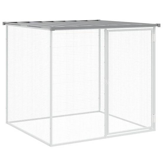 Vidaxl - Poulailler avec toit gris clair 103x98x90 cm acier galvanisé vidaXL 172338 - Image 2