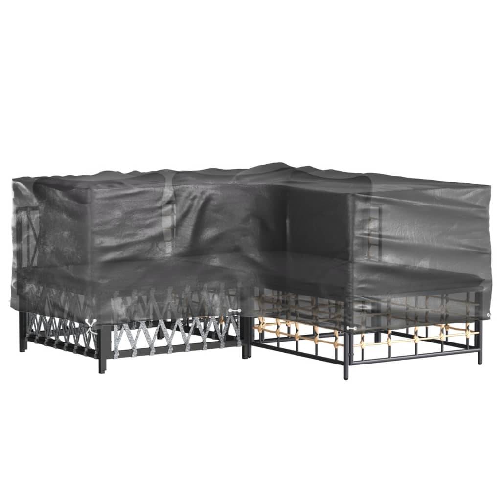 Housse de protection | Couvercle de protection | Housses de salon de jardin en forme de L 2 pcs 12 œillets Maison Chic - Image 10