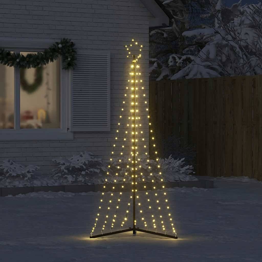 Sapin de Noël | Arbre de Noël à LED 339 LED blanc chaud 187 cm Maison Chic - Image 3
