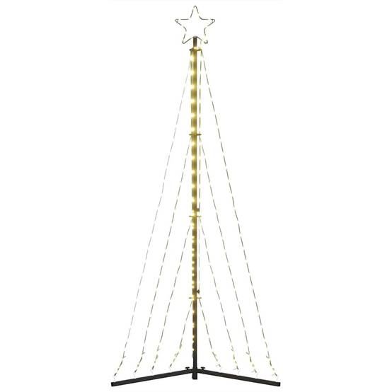 Sapin de Noël | Arbre de Noël à LED 339 LED blanc chaud 187 cm Maison Chic - Image 6