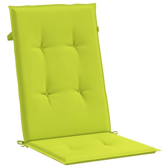 PANGIVO - Coussins de chaise à dossier haut lot de 4 polyester vert vif 120 x 50 x 3 cm - PANGIVO - Image 5