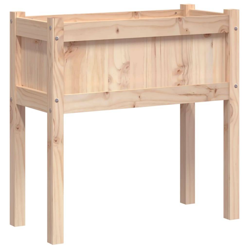 Maison Chic - Lot de 2 Jardinières - Bac à Fleurs - Pot De Fleurs avec pieds bois de pin massif - Image 7