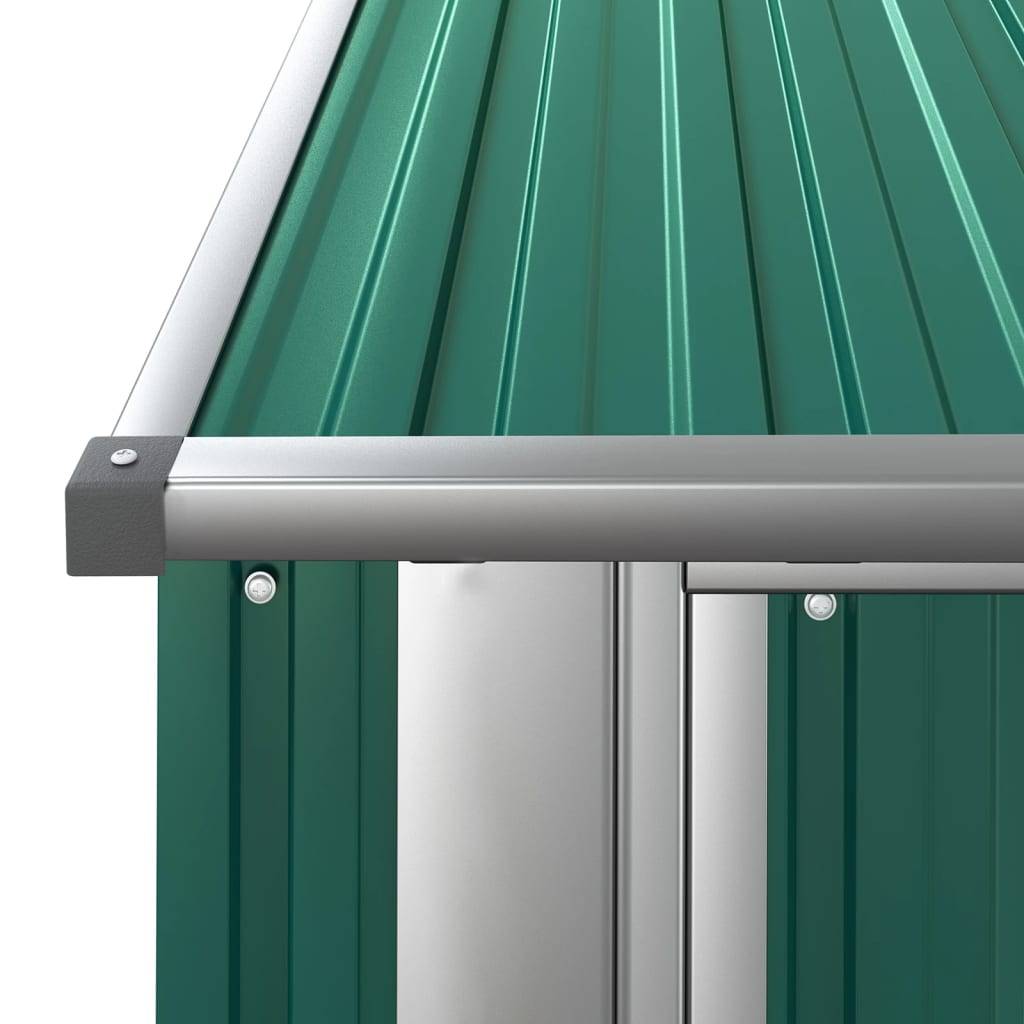 Vidaxl - Abri de jardin vert 180,5 x 97 x 209,5 cm Acier galvanisé vidaXL 150903 - Image 4
