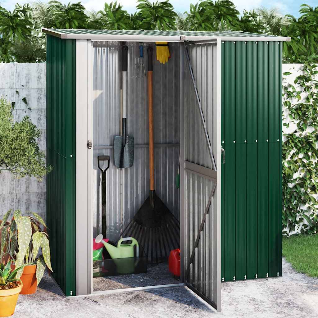 Vidaxl - Abri de jardin vert 180,5 x 97 x 209,5 cm Acier galvanisé vidaXL 150903 - Image 1