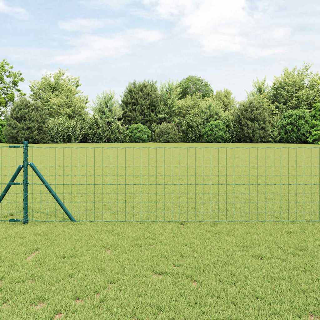 PANGIVO - Clôture acier PVC verte 0,6 x 10 m, Poids :10.54kg - PANGIVO - Image 1