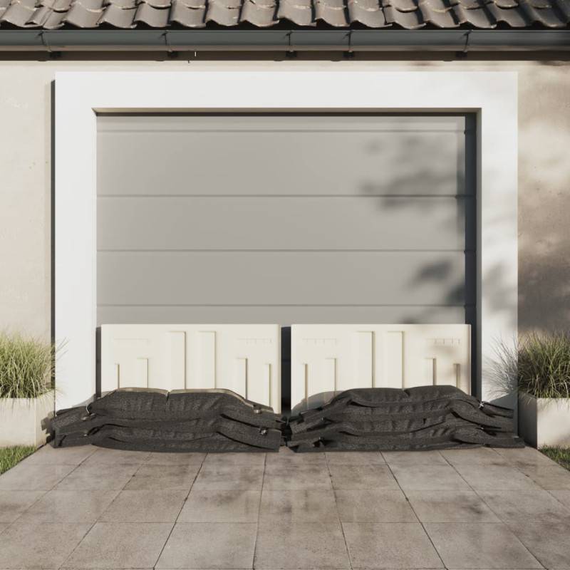 Vidaxl - Sacs De Sable 10 Pcs Vert Foncé 103x25 Cm Pehd