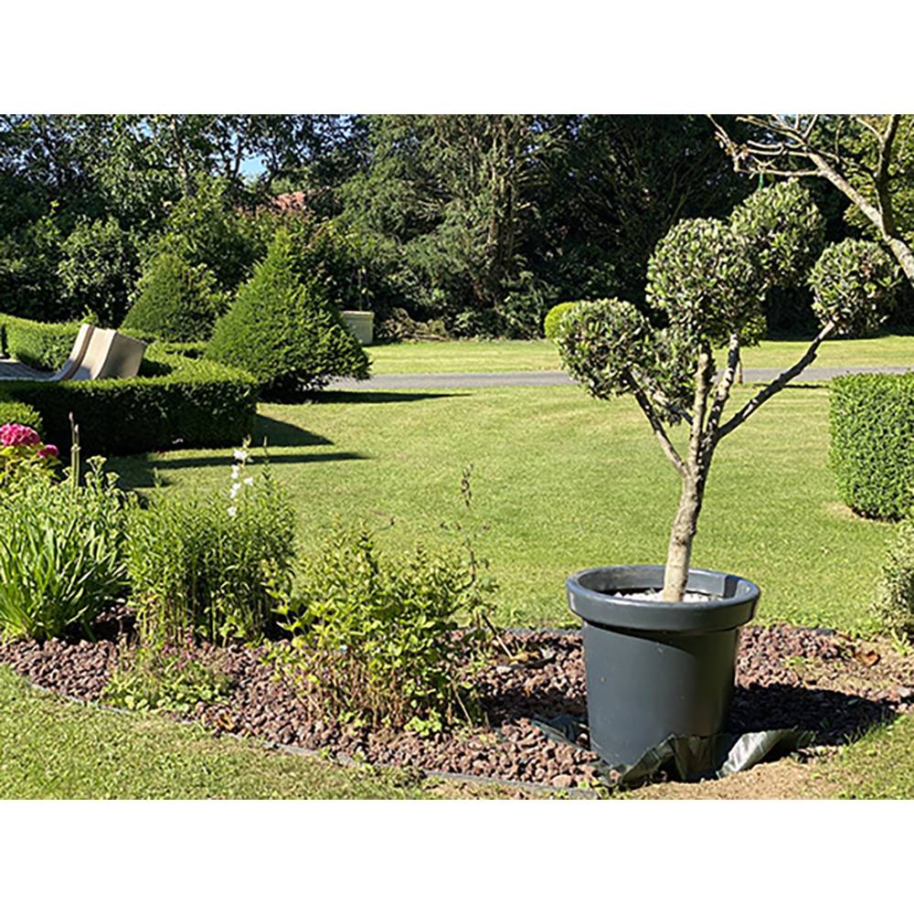 Plast'Up Rotomoulage - Pot de fleurs rond xxl delight 75l- lot de 2 - Image 3