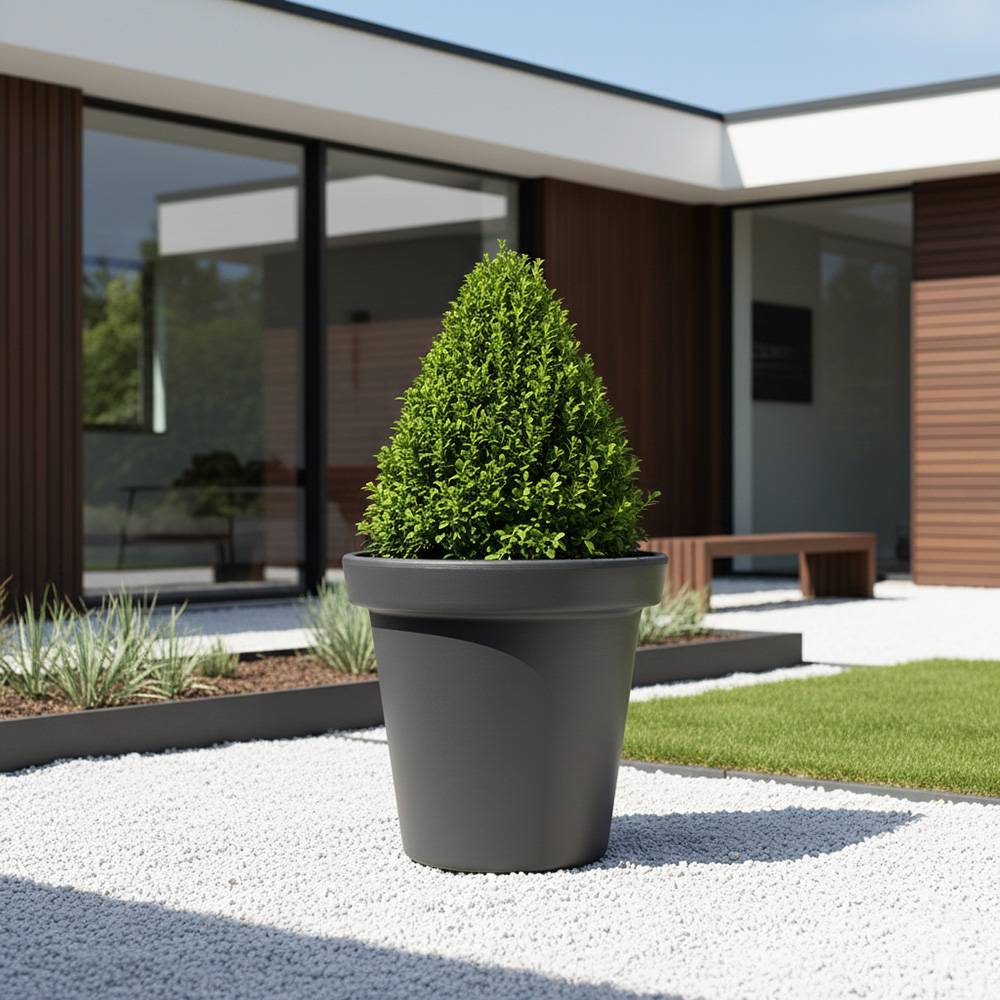 Plast'Up Rotomoulage - Pot de fleurs rond xxl delight 75l- lot de 2 - Image 2