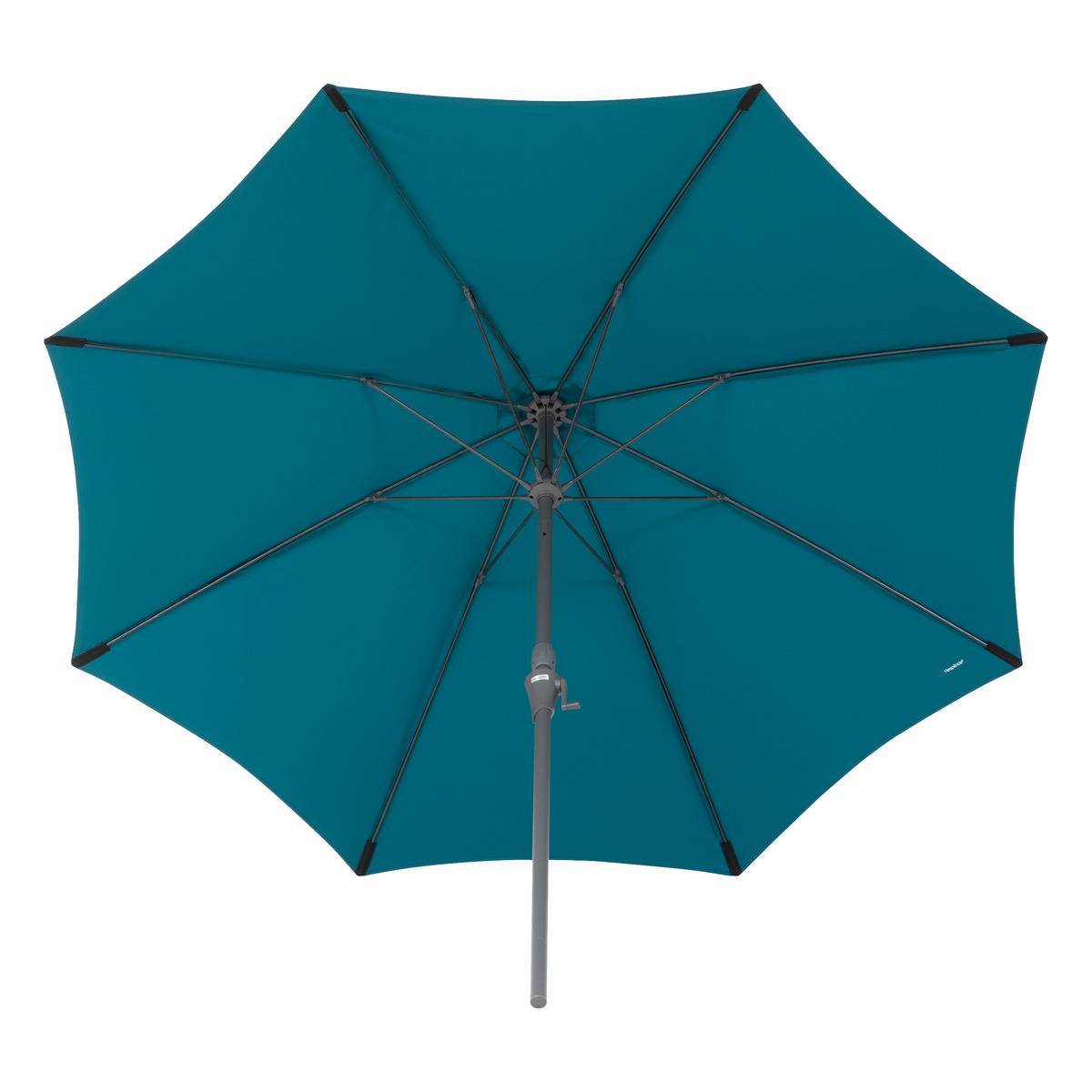 Hesperide - Parasol droit rond "Sisko" bleu canard 2,7m Hespéride - Image 3